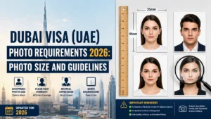 Dubai Visa (UAE) Photo Requirements 2026: Photo Size and Guidelines